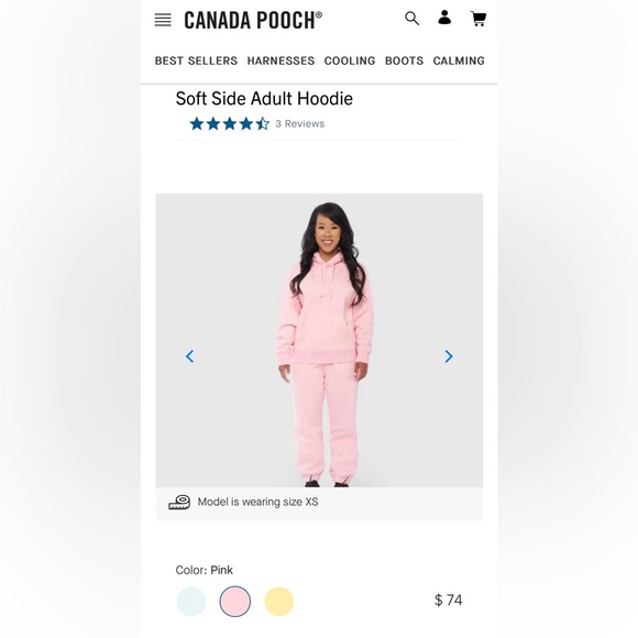 Canada Pooch Hoodie - Never worn - Picture 1 of 2